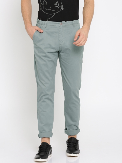 

Kook N Keech Men Grey Regular Fit Solid Chinos