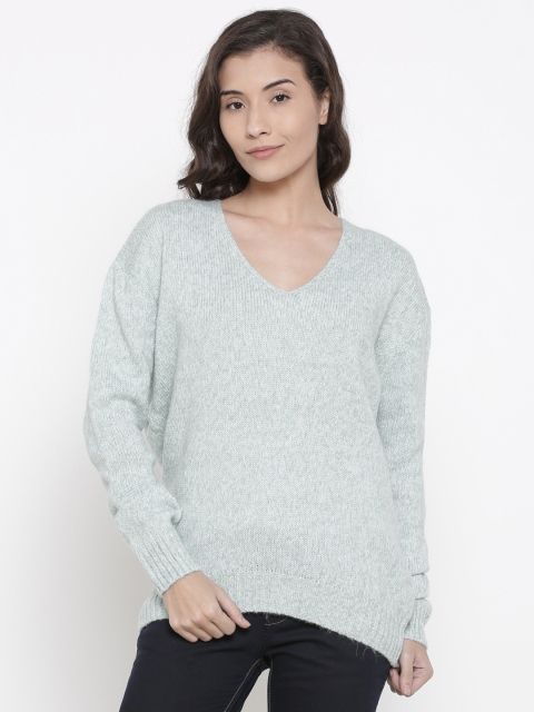 

Ginger by Lifestyle Women Blue Solid Pullover