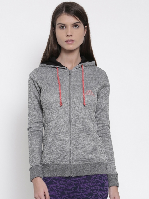 

Kappa Women Grey Solid Sweatshirt