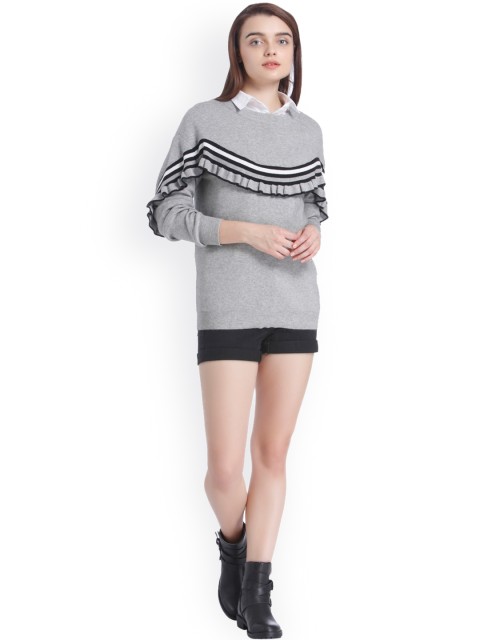 

Vero Moda Women Grey Pullover