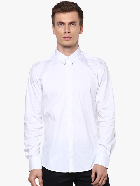 

Antony Morato Men White Regular Fit Solid Casual Shirt
