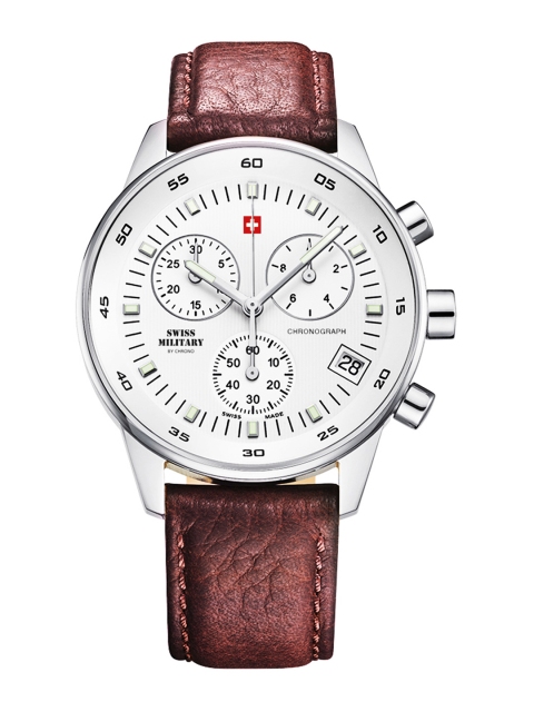 

Swiss Military by Chrono Men White Analogue Watch SM30052.04