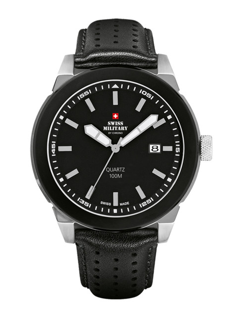 

Swiss Military by Chrono Men Black Analogue Watch