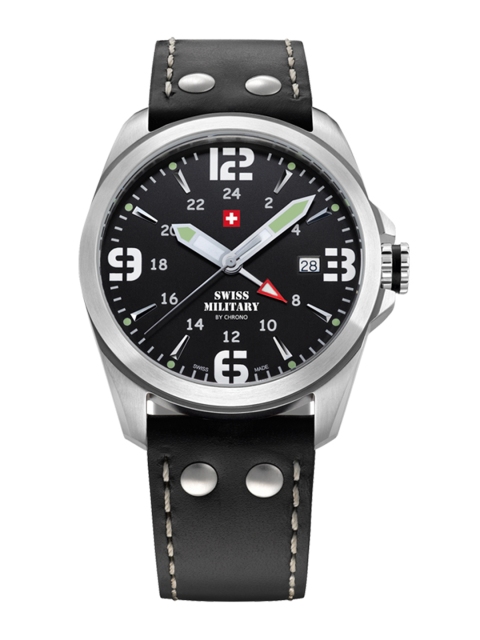 

Swiss Military by Chrono Men Black Analogue Watch