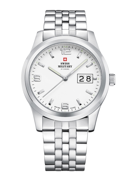 

Swiss Military by Chrono Men White Analogue Watch