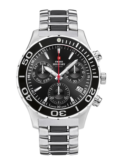 

Swiss Military by Chrono Men Black Analogue Watch SM34048.05