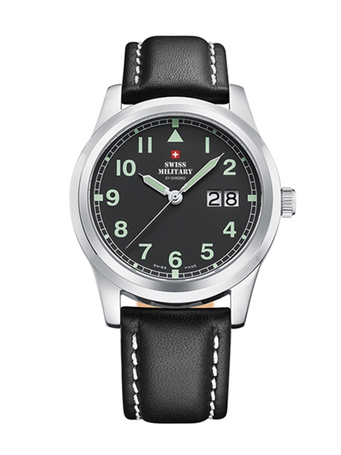 

Swiss Military by Chrono Men Black Analogue Watch