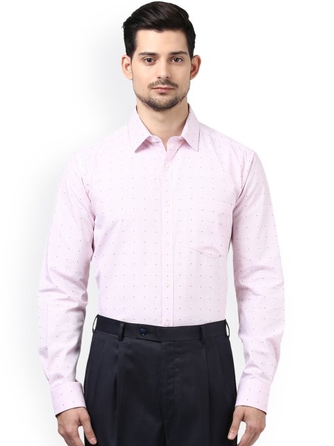 

Park Avenue Men Pink Slim Fit Solid Semiformal Shirt