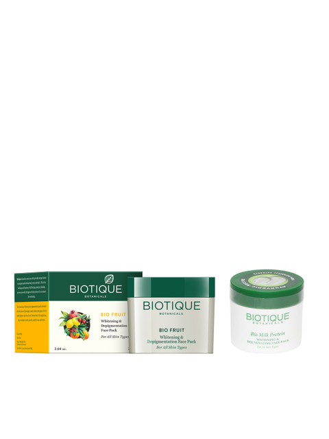 

Biotique Unisex Set of 2 Face Pack, Peach