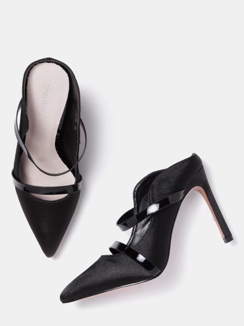 

DressBerry Women Black Solid Pumps