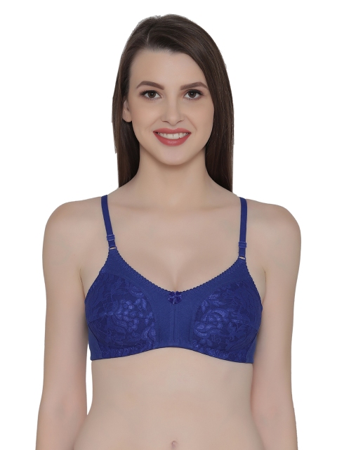 

Clovia Blue Solid Non-Wired Non Padded Everyday Bra