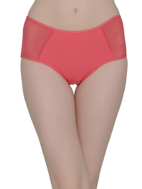 

Clovia Women Pink Solid Hipster Briefs PN2091P22S