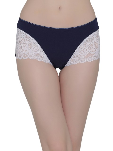 

Clovia Women Blue & White Boy-shorts PN2017P08XL