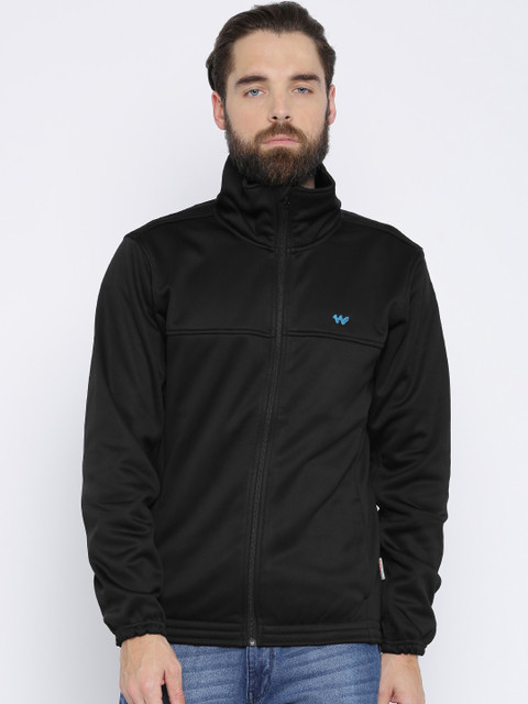 

Wildcraft Men Black Solid Sporty Jacket