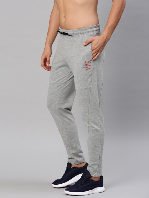 

HRX by Hrithik Roshan Grey Melange Track Pants