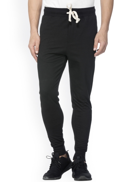 

Tinted Black Cotton Joggers