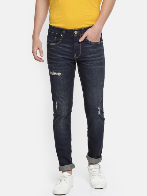 

Being Human Men Blue Skinny Fit Mid-Rise Mildly Distressed Stretchable Jeans