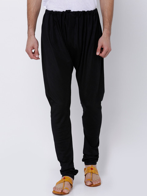 

Svanik Men Black Slim Fit Pyjamas