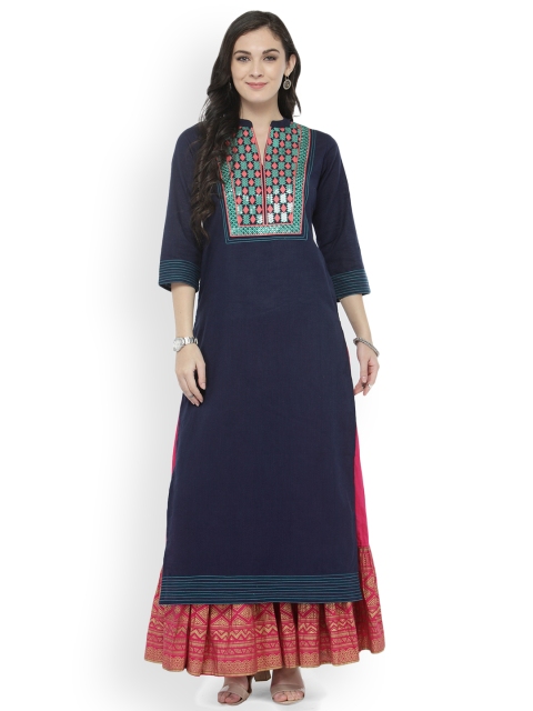 

Varanga Blue Embellished Kurta