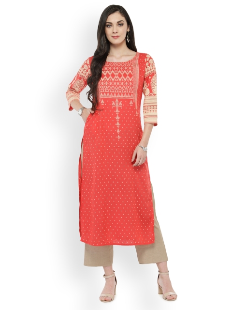 

Varanga Coral Printed Kurta