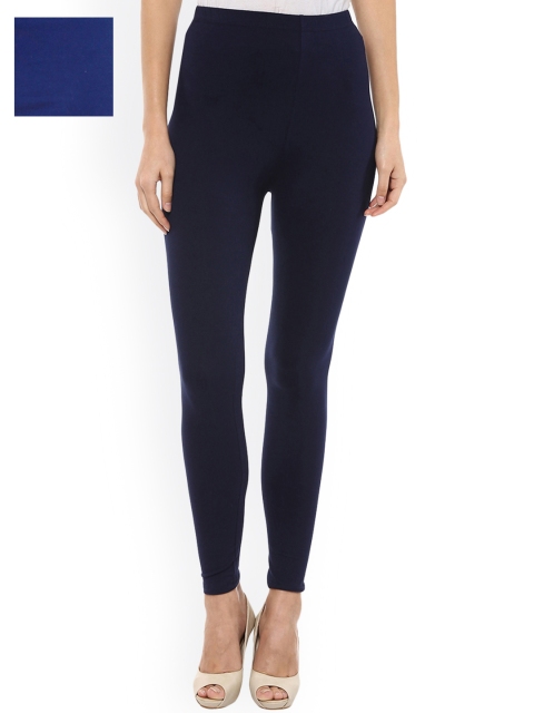 

Sakhi Sang Pack of 2 Ankle-Length Leggings, Navy blue