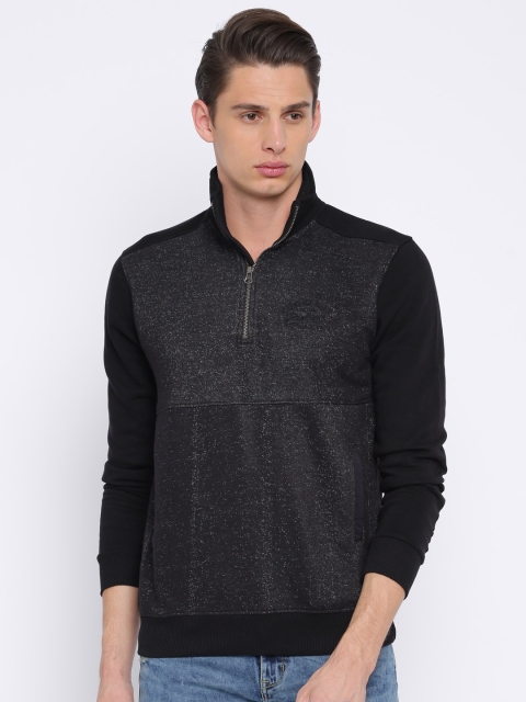 

Proline Active Men Black Solid Sweatshirt