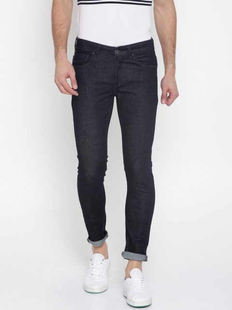 

SPYKAR Men Blue Super Skinny Fit Low-Rise Clean Look Stretchable Jeans