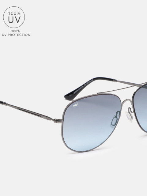 

HRX by Hrithik Roshan Unisex Aviator Sunglasses MFB-PN-CY-51330, Blue