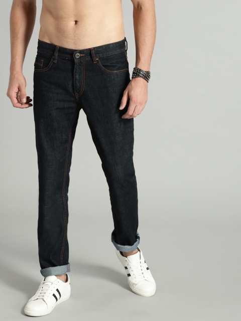 

Roadster Men Blue Slim Fit Mid-Rise Clean Look Jeans, Navy blue
