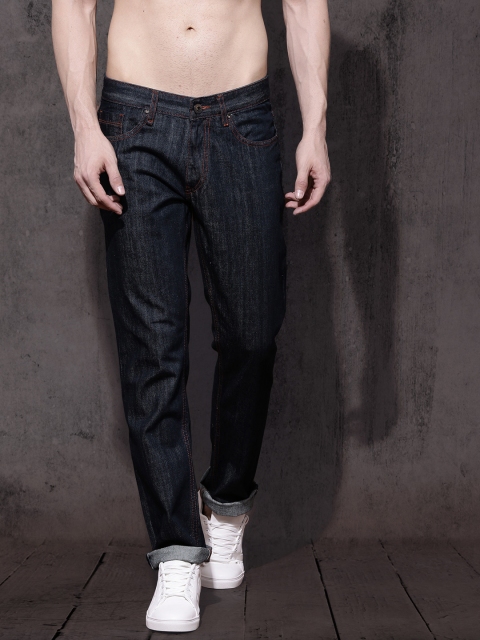 

Roadster Men Navy Blue Slim Fit Mid-Rise Clean Look Jeans