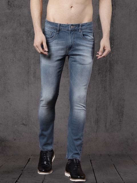 

Roadster Men Blue Skinny Fit Mid-Rise Clean Look Stretchable Jeans