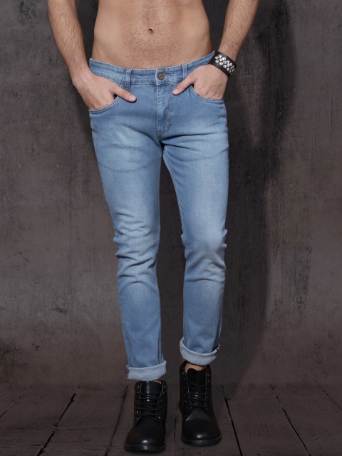 

Roadster Men Blue Skinny Fit Mid-Rise Clean Look Stretchable Jeans