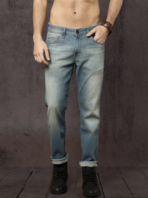

Roadster Time Travlr Men Blue Slim Fit Mid-Rise Clean Look Stretchable Jeans