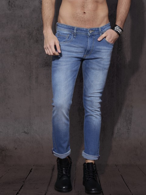 

Roadster Men Blue Skinny Fit Mid-Rise Clean Look Stretchable Jeans