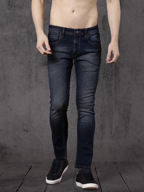 

Roadster Men Blue Skinny Fit Mid-Rise Clean Look Stretchable Jeans