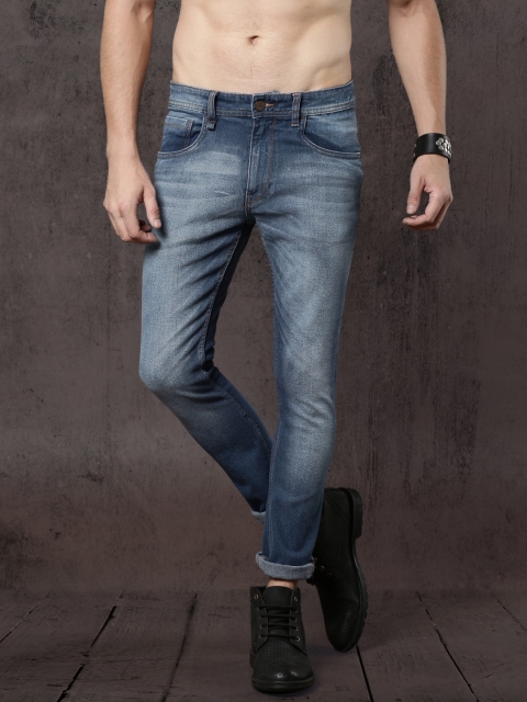 

Roadster Men Blue Skinny Fit Mid-Rise Clean Look Stretchable Jeans