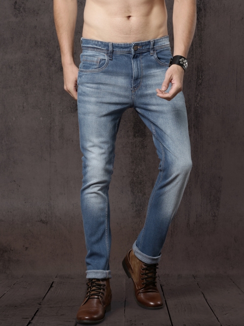 

Roadster Men Blue Skinny Fit Mid-Rise Clean Look Stretchable Jeans