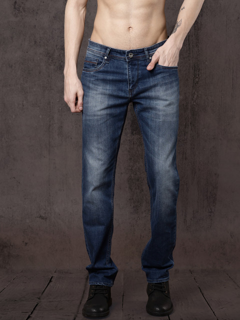 

Roadster Time Travlr Men Blue Tapered Fit Mid-Rise Clean Look Stretchable Jeans