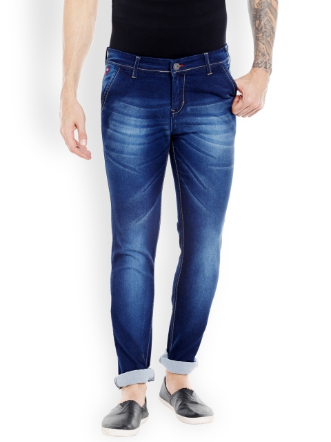 

High Star Men Blue Slim Fit Mid-Rise Clean Look Stretchable Jeans