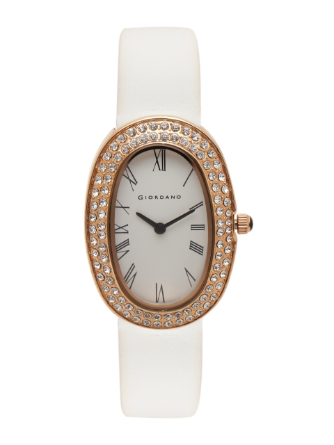 

GIORDANO Women White Analogue Watch C2022-02
