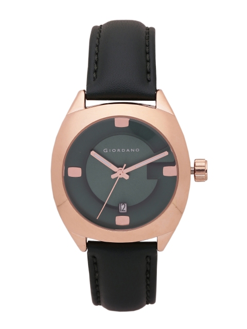 

GIORDANO Women Green Analogue Watch