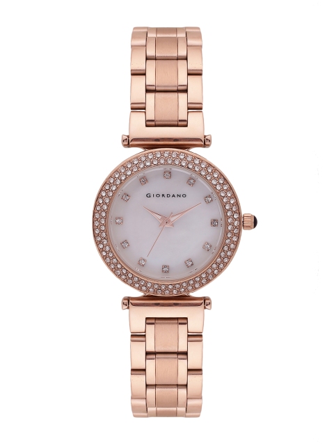 

GIORDANO Women Off-White Analogue Watch