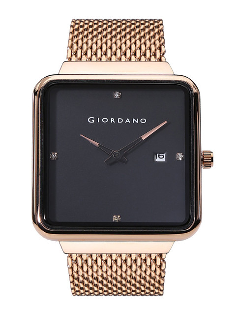 

GIORDANO Women Black Analogue Watch A1067-11