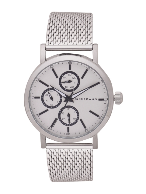 

GIORDANO Men Off-White Analogue Watch 1849-11