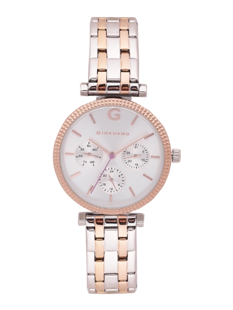 

GIORDANO Women Silver-Toned Analogue Watch 2839-44