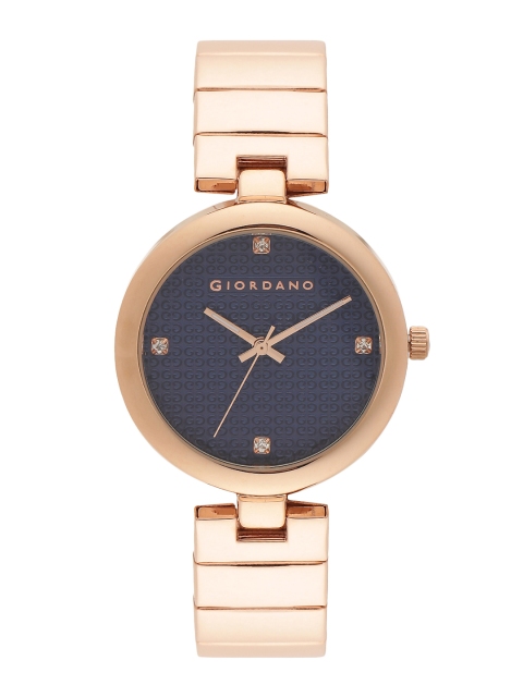 

GIORDANO Women Blue Textured Analogue Watch A2059-55