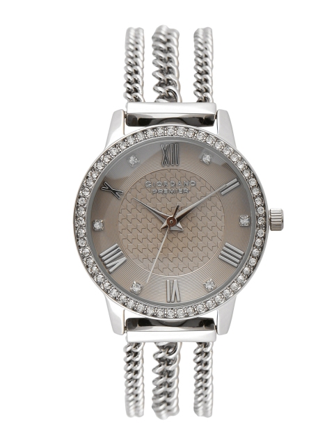 

GIORDANO Women Taupe Analogue Watch