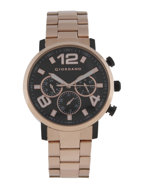 

GIORDANO Men Black Multifunction Watch 1874-33