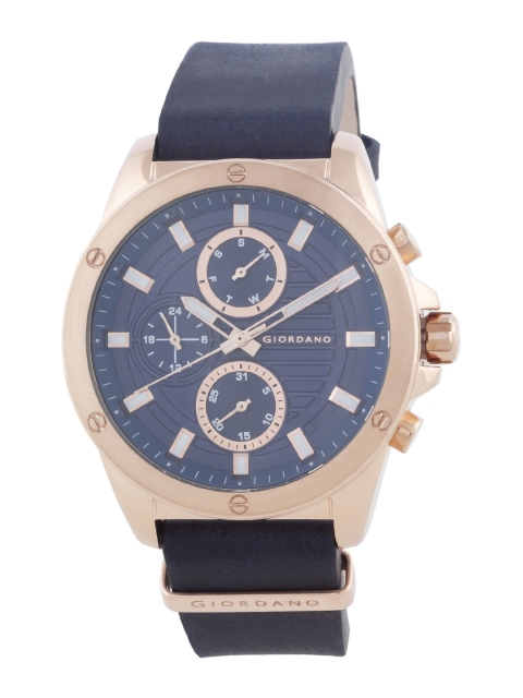 

GIORDANO Men Navy Blue Analogue Watch