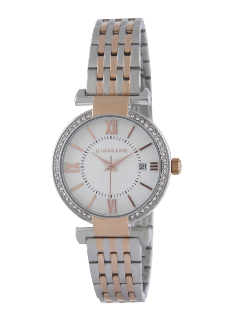 

GIORDANO Women Off-White Analogue Watch 2876-66